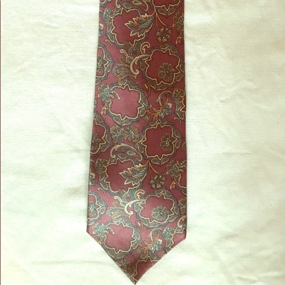 Oscar de la renta %100 silk tie